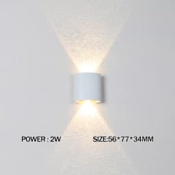 LED Wall Lamp Outdoor Waterproof IP65 Yard Wall Light 2W 4W 6W 8W 12W Garden Lights Aluminum Bedroom Living Room Stairs Lighting