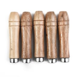 5pcs Wooden File Handle Replacement Strong Metal Collar For File Craft Tool 9cm For Wood Rasp Screwdrivers 4-6 Inch File