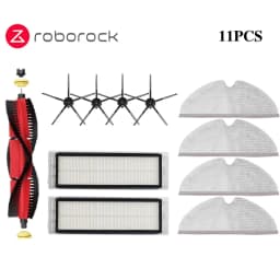 For Xiao mi Roborock S5 S50 S51 S55 S6 S60 S6 Pure Vacuum Cleaner Accessories HEPA Filter Mop Cloth Side Main Brush Spare Parts