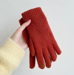 Touch Screen Cashmere Gloves for Women Men Winter Warm Thermal Knitted Double-Layer Thickened Windproof Cold-proof Woolen Gloves