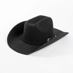 USPOP 100% Wool Felt Cowboy Hat with Belt Buckle 4 Sizes Wide Brim Jazz Hat Autumn Winter Fedoras