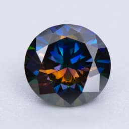 Moissanite Stone Round Cut Rainbow Purple Color DIY Charms Jewelry Making Ring Necklace Earrings Main Materials Certificate