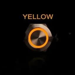 YUESHUN 19mm 10A 15A 20A Large Current Metal Momentary Latching Push Button 1NO Ring LED 12V 220V  Light Switches