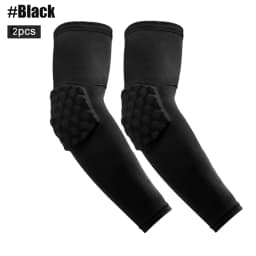 1Pcs/2Pcs Elbow Pads, Basketball Shooter Sleeves, Collision Avoidance Hex Padded Elbow for Volleyball Football Baseball Cycling