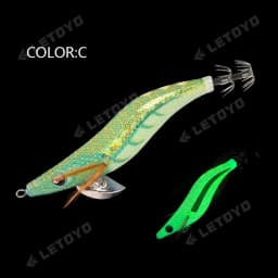 LETOYO luminous 3 colors squid bait squid jig eging Artificial bait Webfoot octopus egi lure cuttlefish fishing lures squid hook
