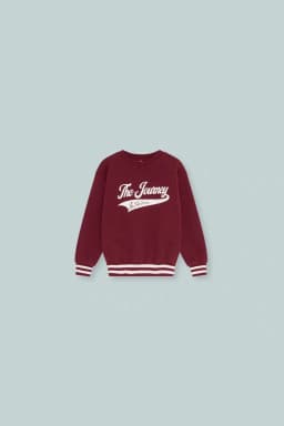 New Trend 26Aw TNS Style Pure Cotton Sweatshirt Top for Boys and Girls Pretty Girls