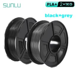 SUNLU 2KG 3D PLA/PETG/PLA PLUS/Clear Filament 1.75mm 2Roll 1KG 3D Printer Neatly Wound Filament for 3D Printer & 3D Pen