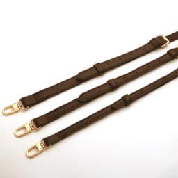 Adjustable 102-120CM Leather Shoulder Bag Strap Coffee Customized Crossbody Strap Women Handbag Bag Belt Accessories Gold Buckle