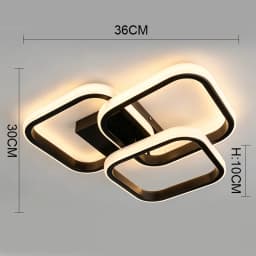 Modern Baked Enamel Finish LED Ceiling Lamp 3 Color Temperature Corridor Lights Balcony Lamps Bedroom Living Room 110V-240V