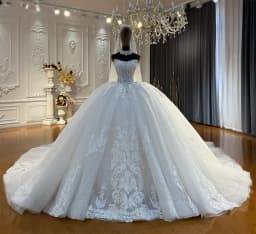 Customized Off White Lace No Silver Wedding Dress Straps Amanda Novias Official