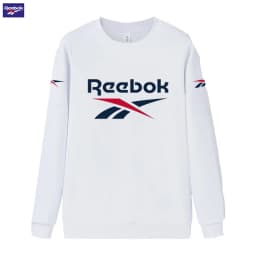 Reebok brand - Men's and Women's Trendy Casual Shirt - Round-neck Hoodie - Personalized Sport Shirt - Fashion Street Style Comfo