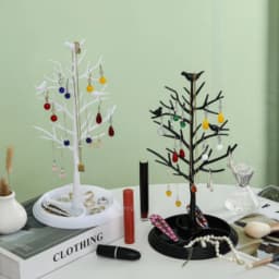 Bird Tree Shape Jewelry Display Stand Holder Headrope Earrings Necklace Organizer Rack Household Dressing Table Showcase Hanger