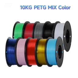 10KG/22LBS 1.75mm PETG Filament for 3D Printer Plastic Material Clogging Free Non-Toxic PETG 3D Filament Consumables for Ender 3