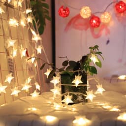 1.5M/3M/6M/10M 80Leds Star String Lights Christmas Garland Battery/USB Powered Wedding Party Curtain String Fairy Light for Home