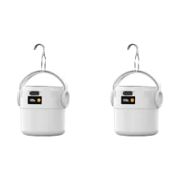Solar Camping Lantern USB Rechargeable Outdoor Portable Waterproof Emergency Light for Hiking Backpacking Tent Activities