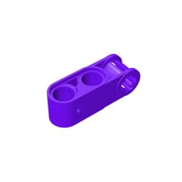 MOC PARTS GDS-936 Technical, Axle and Pin Connector Perpendicular 3L with 2 Pin Holes compatible with lego 42003 Assembles