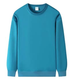 Customized Print Men Women Round-Neck Sweatshirt Loose Solid Color Classic Pullover Spring Autumn Fashion Personality Streetwear