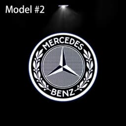 2Pcs Led Car Door Welcome Light Logo Projector For Mercedes Benz W177 W213 W246 GLB GLC GLA GLS GLE1 W212 W205 AMG ML W176 W166