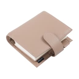 Moterm Luxe 2.0 Series Pocket Size Planner Pebbled Grain Leather A7 Notebook with 30MM Ring Mini Agenda Organizer Diary Notepad