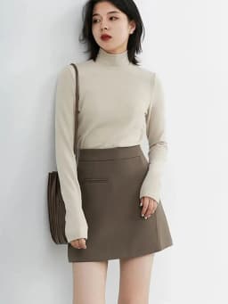 CHIC VEN Women Sweatshirt Turtleneck Pullovers Casual Solid Dralon Warm Bottom Blouse Office Lady Tops Autumn Winter 2023