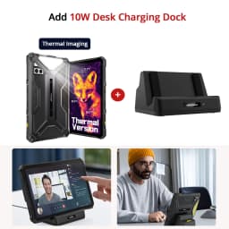 Ulefone Armor Pad 4 Ultra 5G Rugged Tablet Thermal lmaging 11800mAh 10.36" 2K 16GB + 256GB Android 14 LED Light
