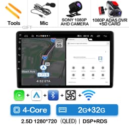 Android 16 Car Radio For Fiat Ducato 3 2006 - 2022 Carplay Auto Multimedia Stereo Player GPS Navi BT 360 Camera 4G WIFI QLED DSP