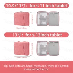Waterproof Nylon 11-13 inch Tablet PC Carrying Case, Padded Protective Travel Inner Bag for iPad Samsung Tablet PC Case