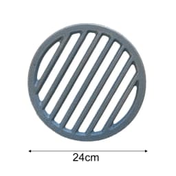 1pc Round Cast Iron Fire Grate Fireplace Replacement Parts Grate Cast Iron Heating Fireplace Parts Home Improvement