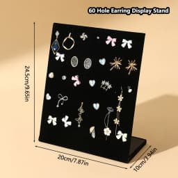 Flannel Necklace Pendant Display Stand Earring Display Board Women Jewelry Rack Bracelet Storage Holder Dangler Eardrop Shelf