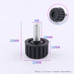 M6 M8 M10 Adjustable Leveling Chair Leg Feet Furniture Mat Screw-in Base Sofa Bed Cabinet Table Floor Protector Anti-slip Pad