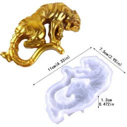 3D Lizard Silicone Molds DIY Handmade Home Art Decoration Ornament Epoxy Resin Mold Animal Frog Snail Making Plaster Mould