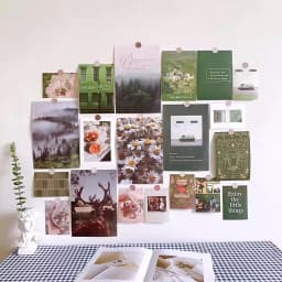 20PCS,Nordic Theme Wall Collage Kit Aesthetic Picures Room Decoration,Gift Postcards Set, Nordic Wall Art Poster For Teen Girls