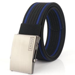 Nylon Tactical Belt For Men Metal Buckle Adjustable Belts Male Training Combat Elastic Canvas Waistband High Quality