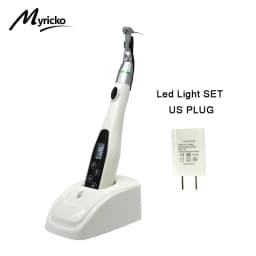 Dental Wireless Endo Motor with LED Lamp 16:1 Standard Contra Angle Handpiece Endodontic Instrument Dentist Teaching Model