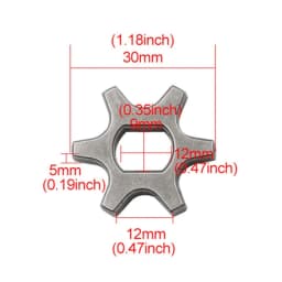 M10 M14 M16 Sprocket Chain Saw Gear for Grinder Replacement Gear Chainsaw 7/6/3 Tooth Electric Bracket Power Tool M4YD