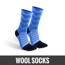 WRELS 1/3 Pairs Merino Wool Thermal Socks Men Moisture Wicking Thicken Warm Ski Hiking Cushioning Compression Sports Toe Socks