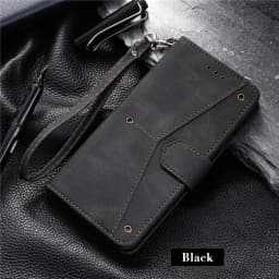 Matte Leather Case For Apple iPhone 11 12 13 14 15 16 17 Pro Max Air 17e 16e Mini XR X 8 7 Plus SE 2020 2022 SE3 Flip Case Cover