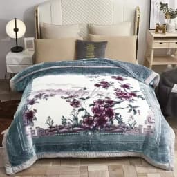 New Warm Weighted Blankets for Beds High End Thicken Warmth Raschel Blanket for Winter Autumn Double Side Plush Comforter Quilt