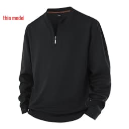 9XL New in Mens Sweatshirt Half Zip-up Pullover Male Large Size Autumn Winter Long Sleeves Big Plus Fleece Warm Top High Quality