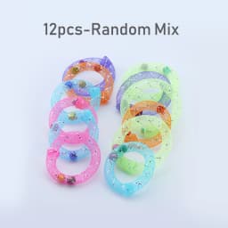 Small Ring Random Mix Donut Bell Sounds Cat Toy Interactive Grid Tube Pet Toys
