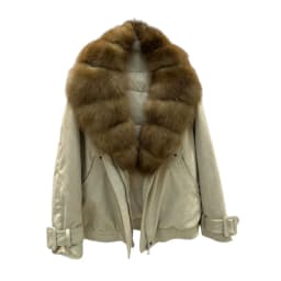 OFTBUY Big Real Fox Fur Collar Duck Down Coat Women Short Suede Pilot Jacket New Vintage Zipper Women's Winter Down Jacket
