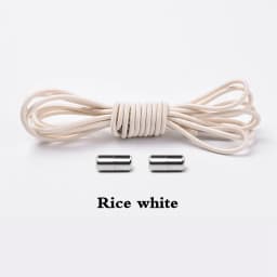 Elastic Lock Shoe Laces No Tie Shoelaces New Simplicity Round Metal Tip Shoelace Leisure Quick Sport Shoe Laces Unisex