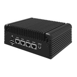 Topton 4x2.5G NICs Fanless Mini PC Zero Noise Intel Core I5 1235U U300E 8505 2xDDR5 NVMe HD/DP/Type-C IoT Firewall Computer