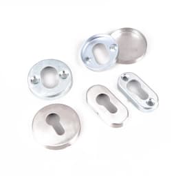 1Pcs 304 Stainless Steel Split Lock Cover Interior Door Lock Cylinder Accessories Decorative Cover