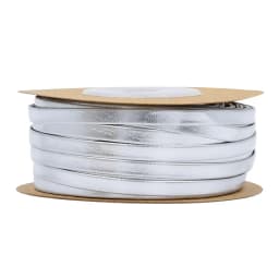 2mm/5mm *15m Matte Light Pu Faux Leather Cord Flat Gold Silver Color Shine Rope for Bracelet Jewelry Beading String Ribbon Craft