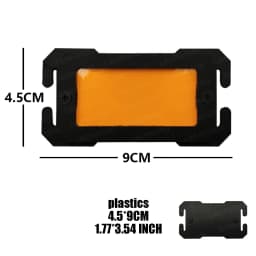 Molle EDC Identify Safety Outdoor Mark Strip Patch Umbrella Blood Type Nuclear Radiation Cat Eyes Tactical Equipment Accessorry