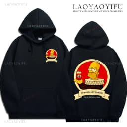 Duff Beer Hoodie Funny The Simpsons Duff Classic Beer Graphic New in Hoodies & Sweatshirts Pullover Sweatshirts Men Women Tops
