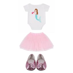 Cute dance costume suit For American 18 Inch Girl Doll Clothes & 43 CM Born Baby Items & Our Generation & 42 cm Nenuco