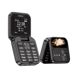 SERVO I18 mini 2G GSM/4G LTE Network Flip Mobile Phone 1.77-inch Screen Dual SIM FM Radio Flashlight Blacklist Mobile Phones