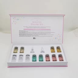 Korea 8ml Salmon DNA Glod Ampoule Skin Booster Brightening Firming Whitening Hydrating Serum Skincare Kit